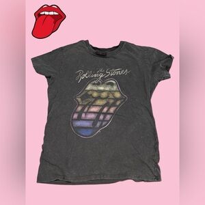 THE Roller Stones‎ t-shirt Tongue. Size M
